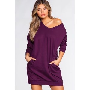 NEW Plum T-Shirt Dress